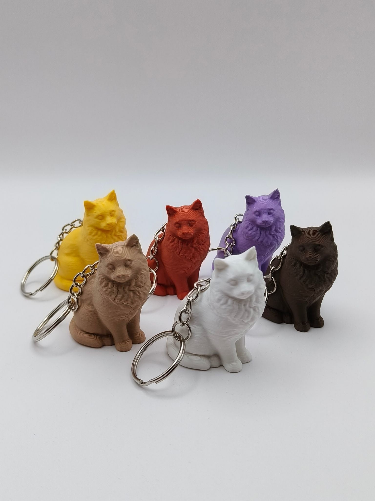 Cat Keyring - Personalised 3D Keyring Figurine based on a Photo of your Cat