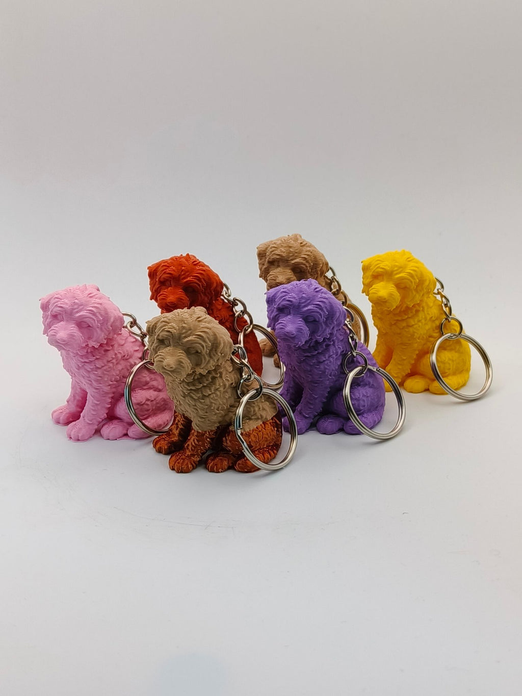 Dog Keyring - Personalised 3D Keyring Figurine based on a Photo of your Dog