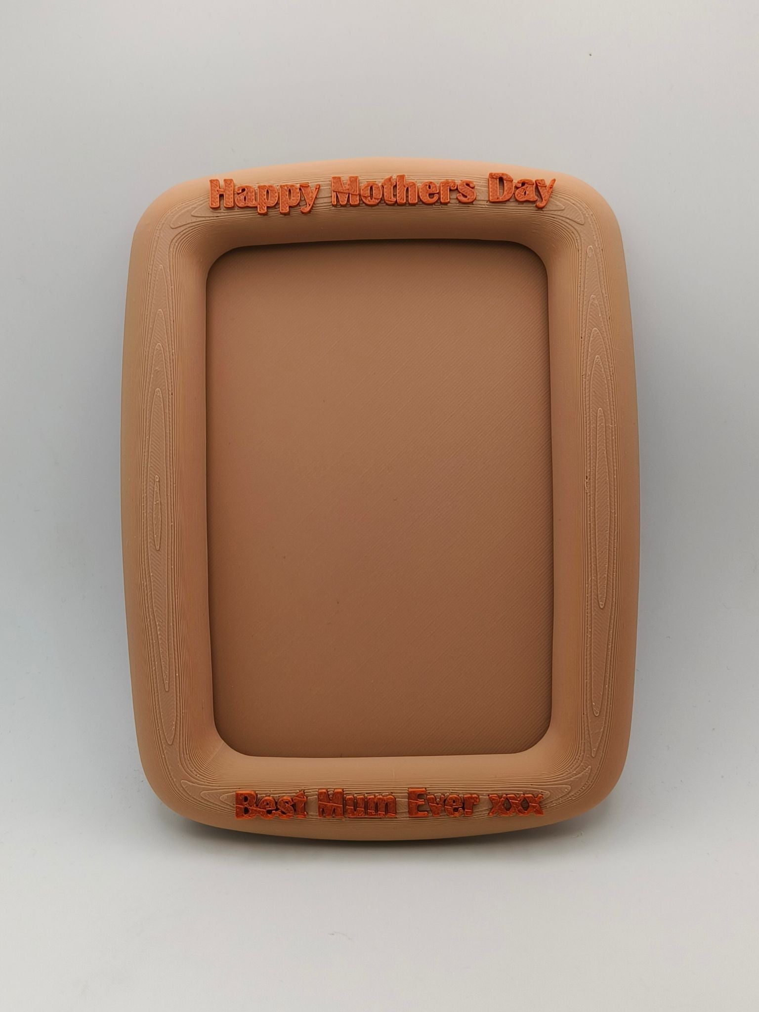 Curved Frame - Personalised Photo Frame with Custom Text in Curved Design