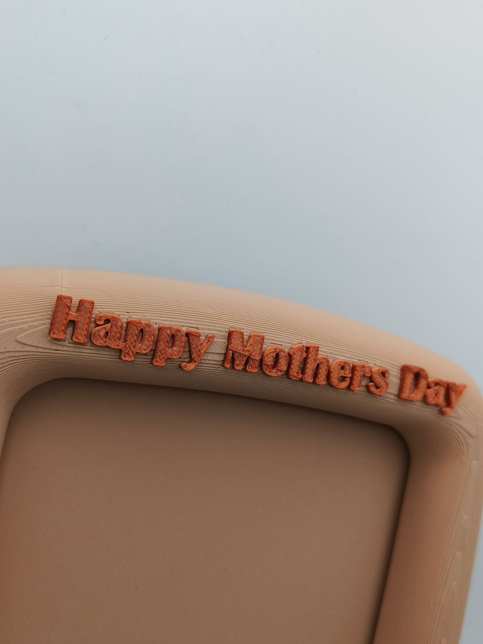 Curved Frame - Personalised Photo Frame with Custom Text in Curved Design