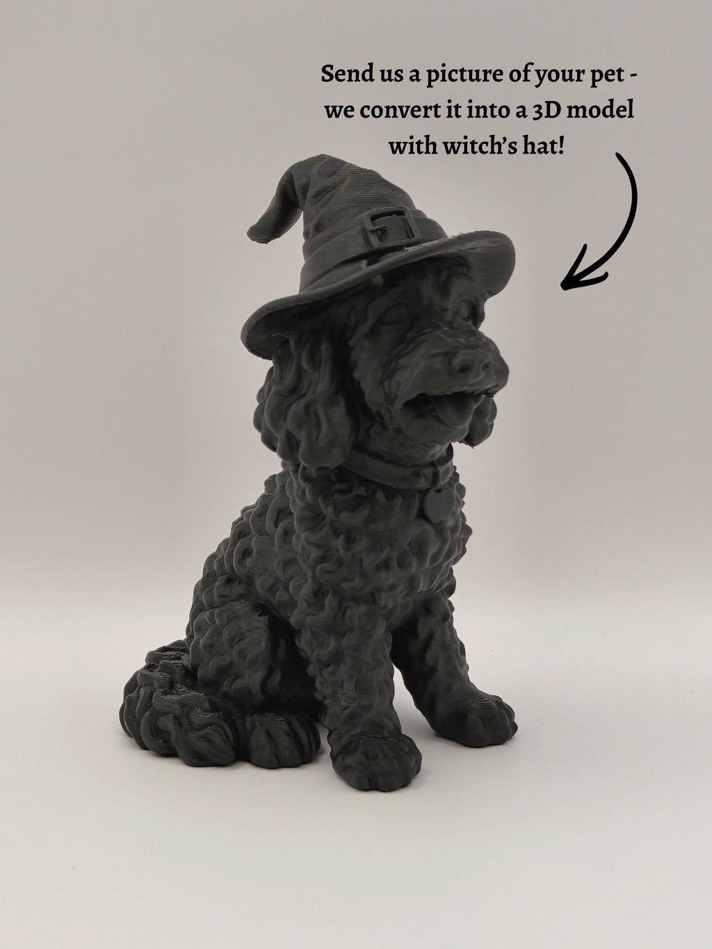 Halloween Pet - Your Pet as a Witch, Personalised Ornament from a Photo