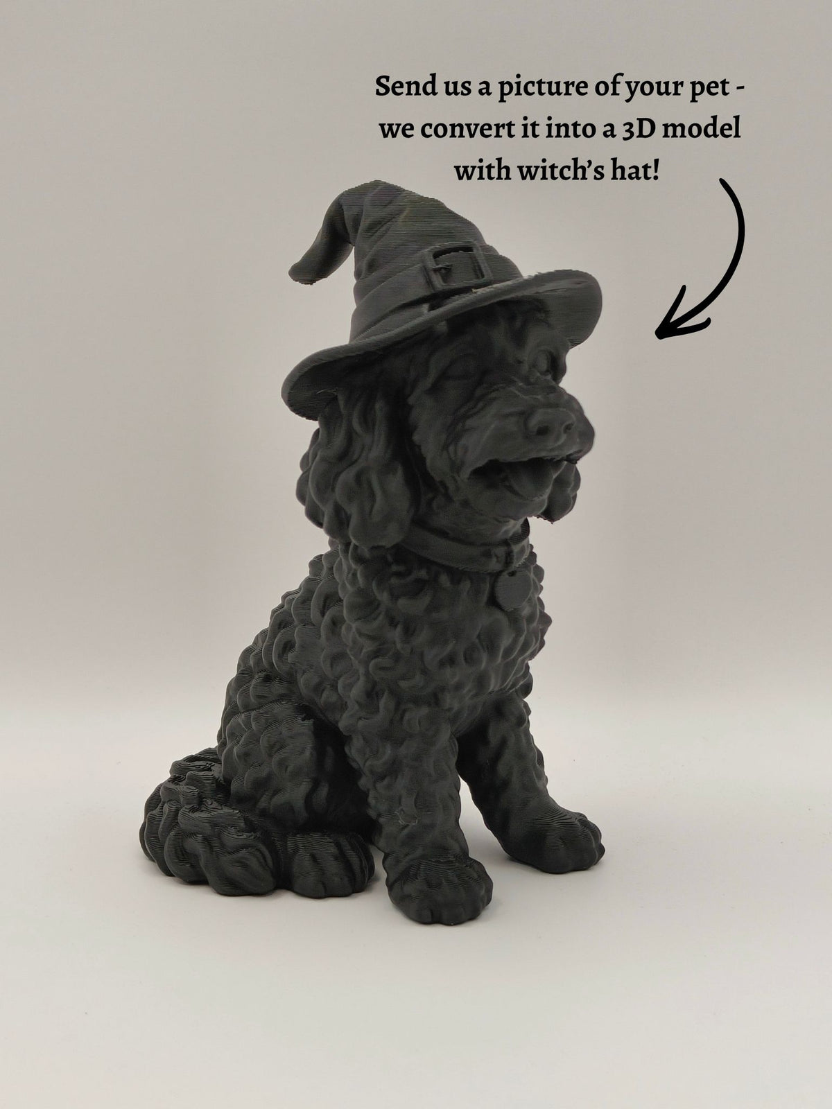 Halloween Pet - Your Pet as a Witch, Personalised Ornament from a Photo