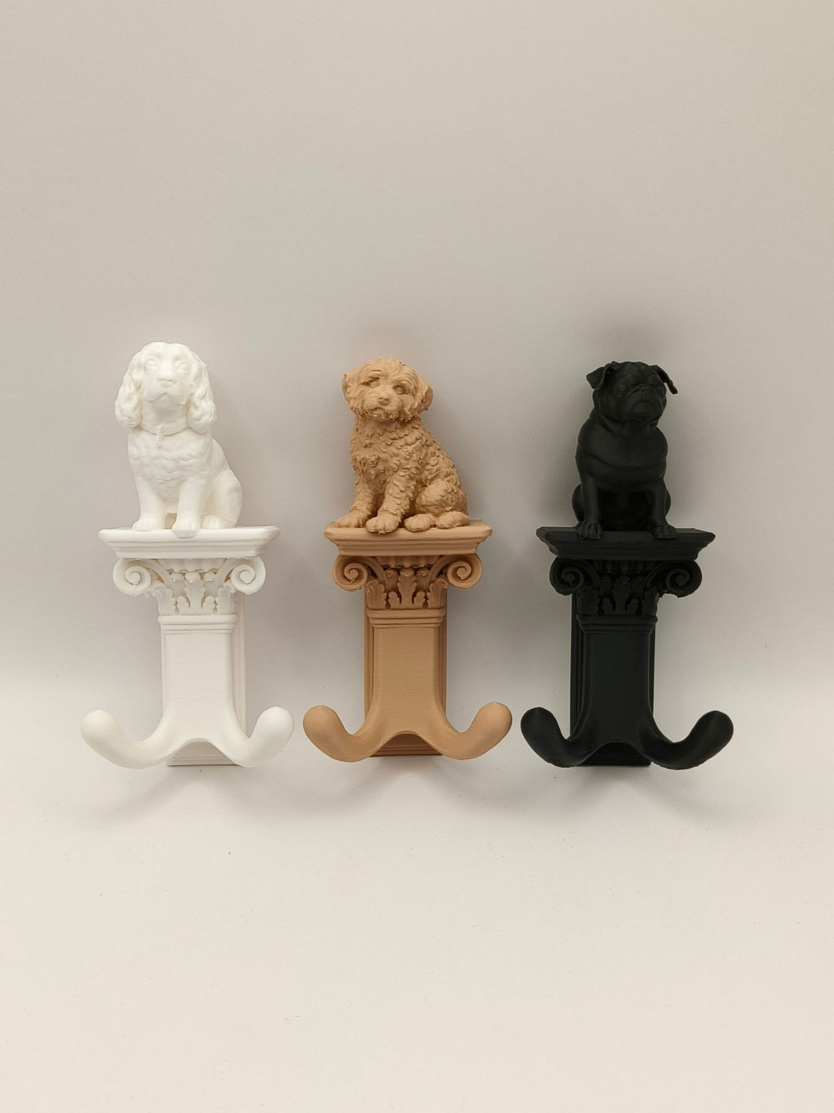 Dog Lead Hook - Personalised Holder for Leash Based on a Photo of Your Dog