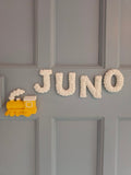 Steam Train Door Sign - Children's Sign with 3D Personalised Name