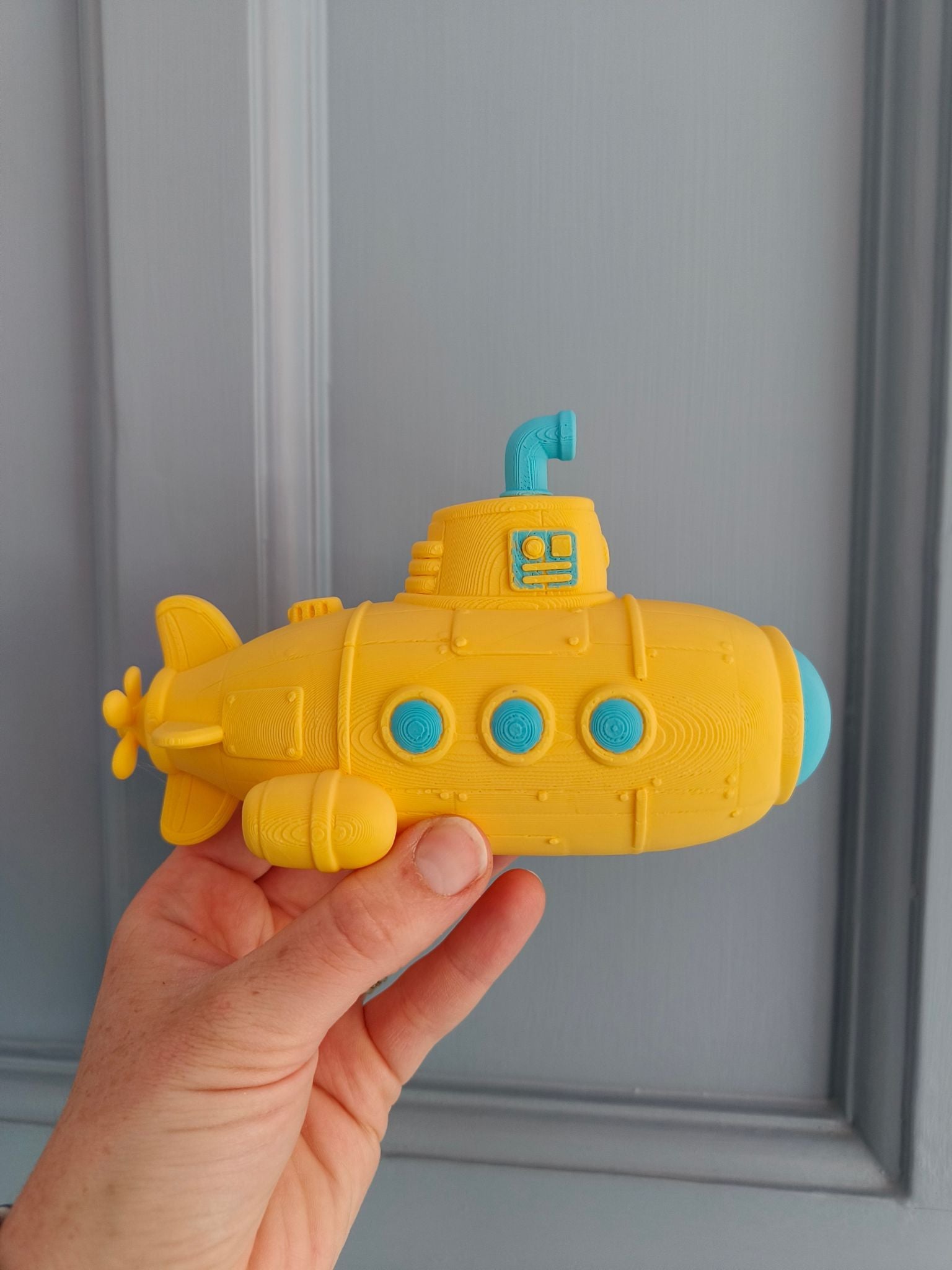 Submarine Door Sign - Children's Sign with 3D Personalised Name and Undersea Theme