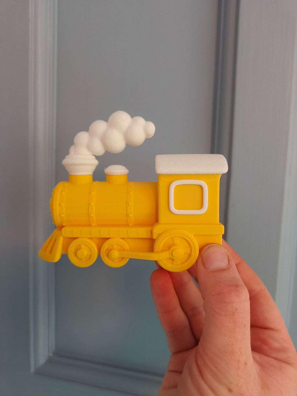 Steam Train Door Sign - Children's Sign with 3D Personalised Name