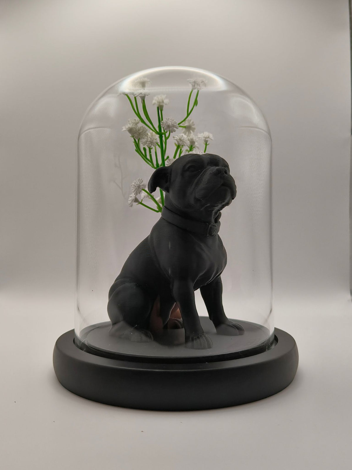 Dog Memorial - Personalised Memorial in a Bell Jar Based on a Photo of Your Dog