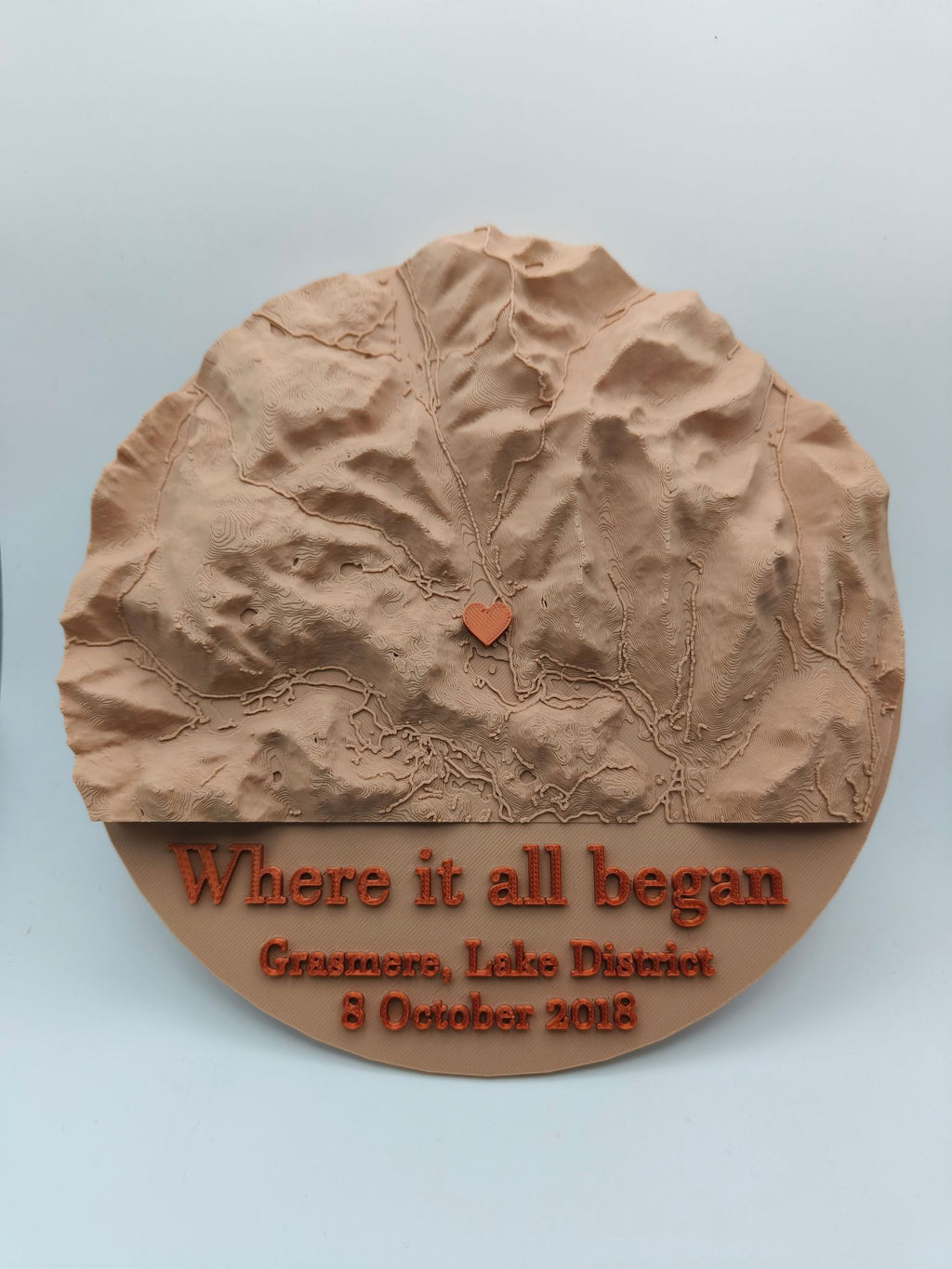 Love Map - Personalised Gift for Weddings, Engagements and Anniversaries