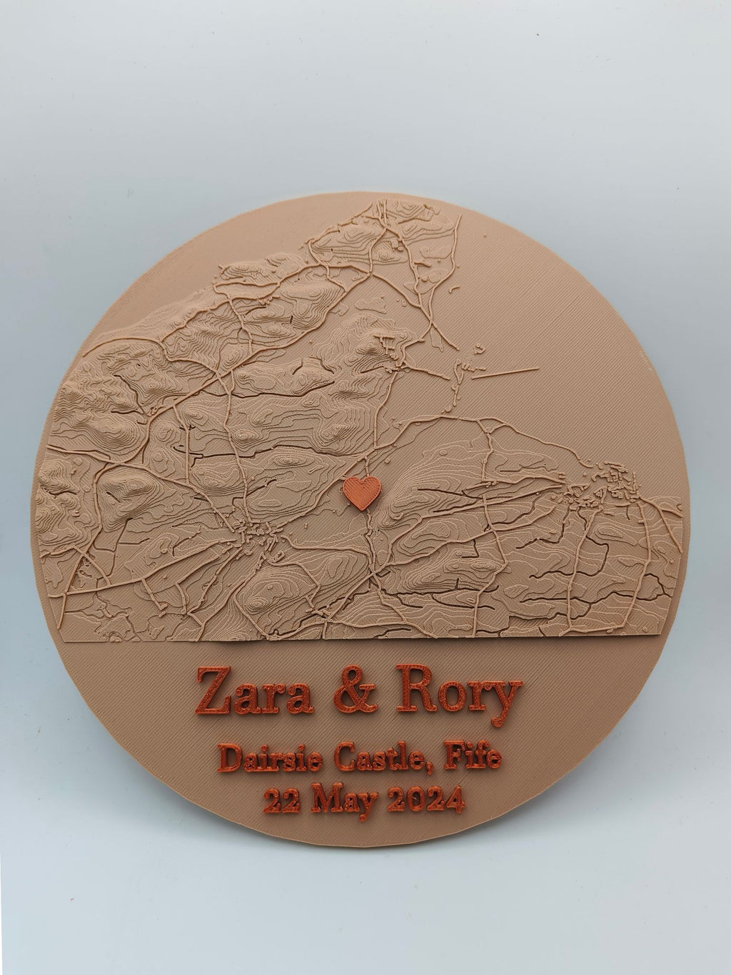 Love Map - Personalised Gift for Weddings, Engagements and Anniversaries