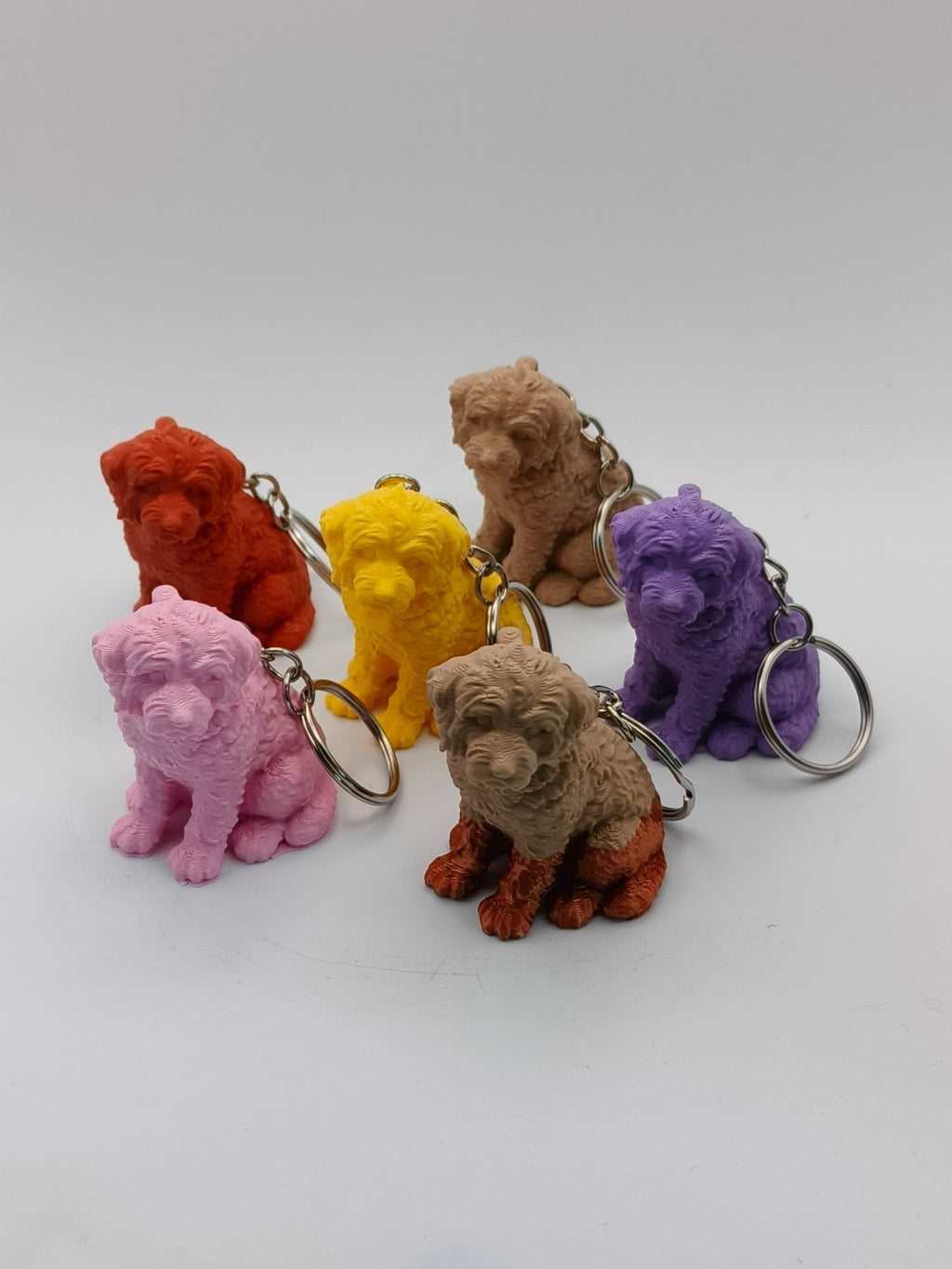 Dog Keyring - Personalised 3D Keyring Figurine based on a Photo of your Dog