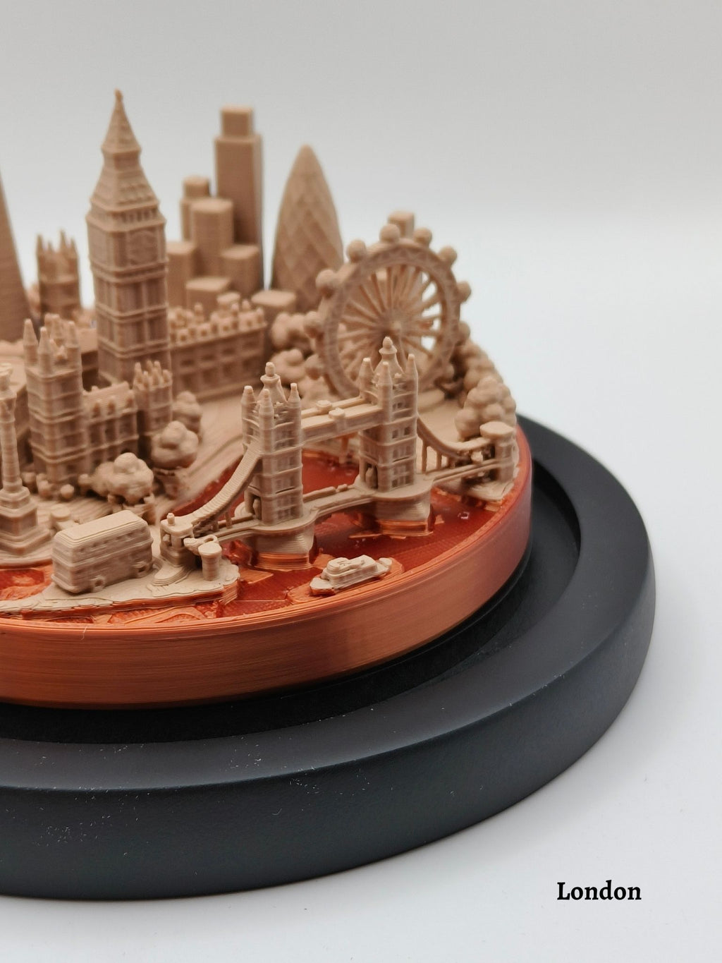 Glass World - 3D Miniature Diorama Model of a Town or City in a Bell Jar