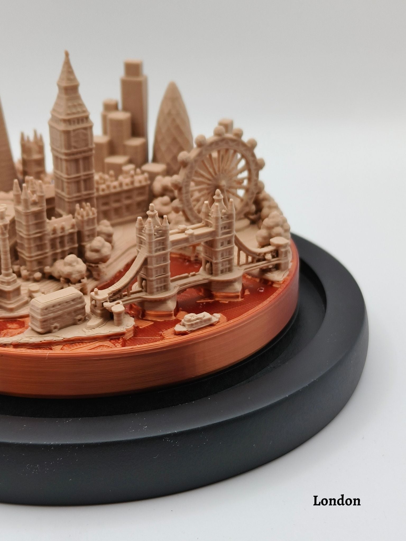 Glass World - 3D Miniature Diorama Model of a Town or City in a Bell Jar