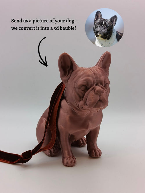 Dog Bauble - Personalised Christmas Decoration Based on a Photo of Your Dog