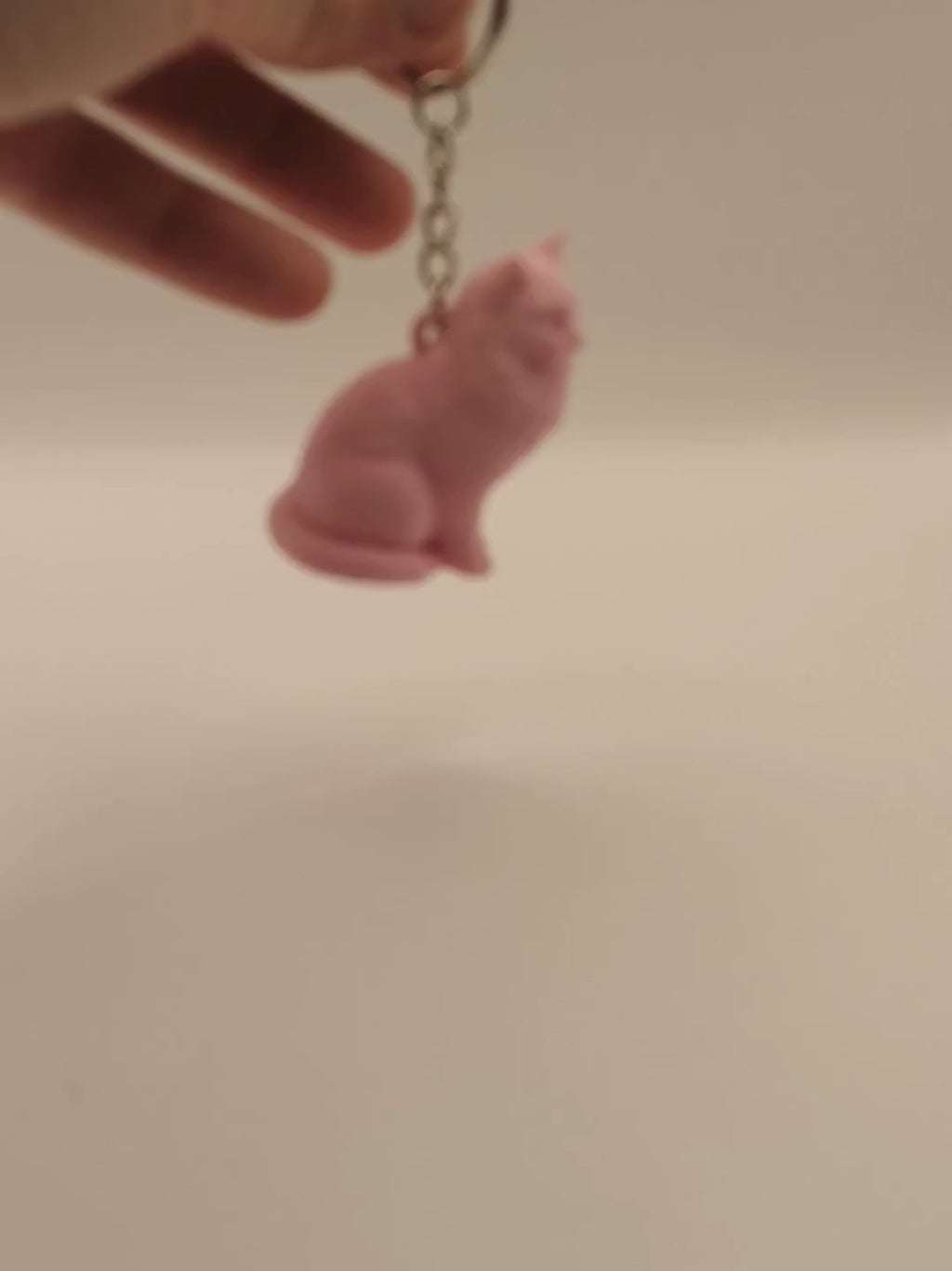 Cat Keyring - Personalised 3D Keyring Figurine based on a Photo of your Cat
