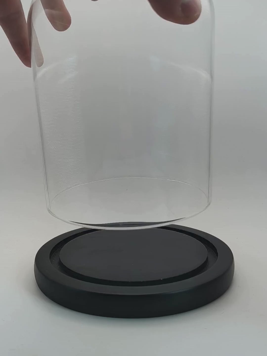 Glass Bell Jar Cloche - Glass Display Dome for Flowers, Figurines, and Collectors Items