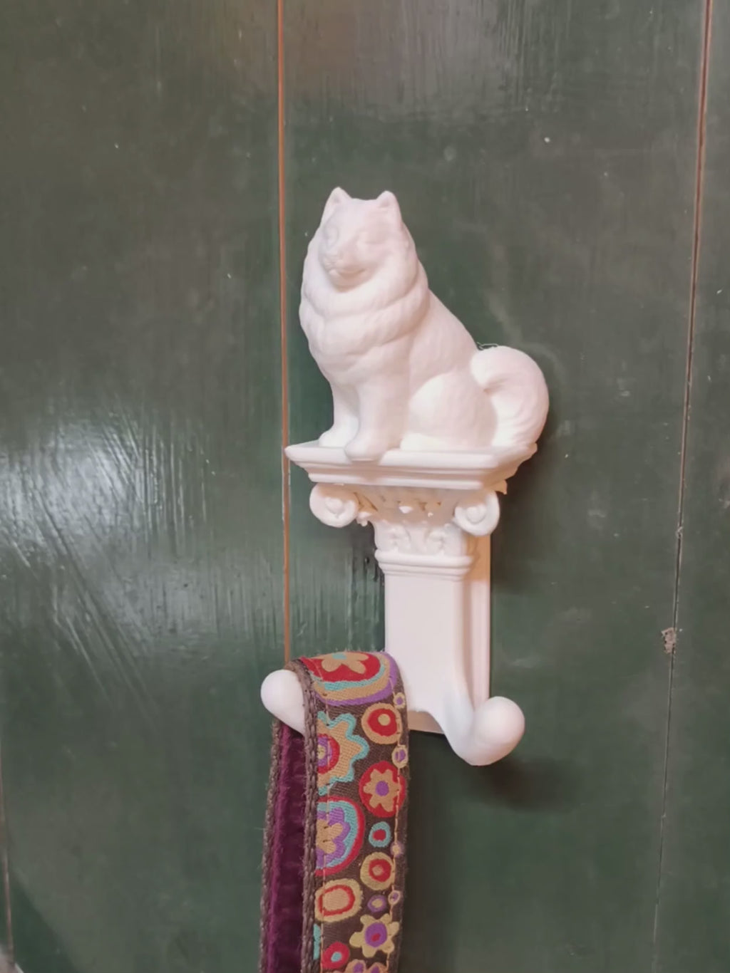 Dog Lead Hook - Personalised Holder for Leash Based on a Photo of Your Dog