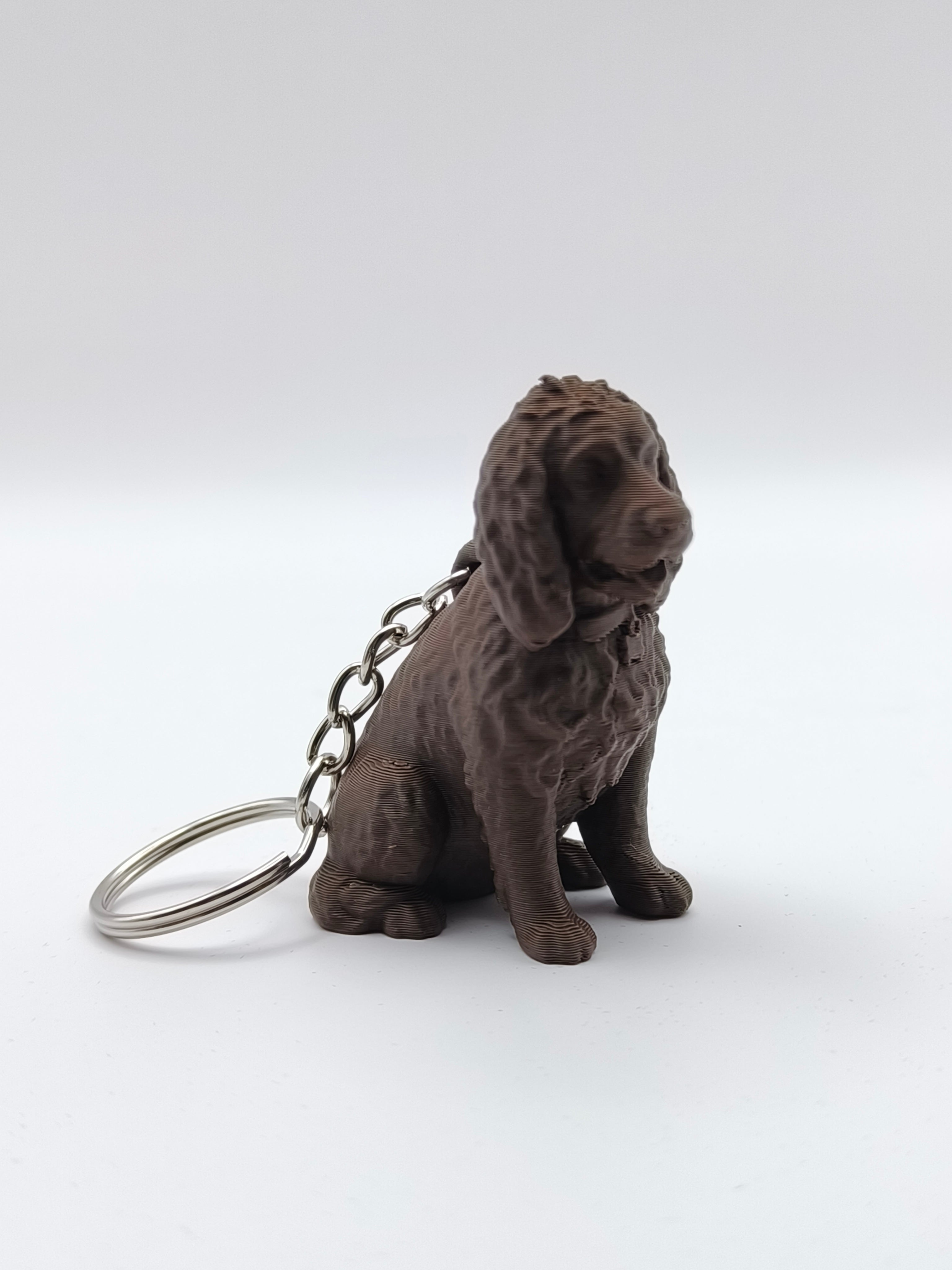 Dog Keyring - Personalised 3D Keyring Figurine based on a Photo of your Dog